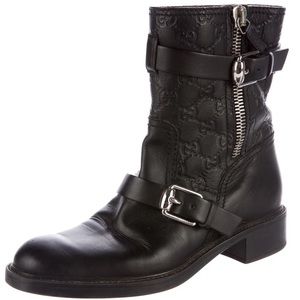 Gucci GG Leather Boots